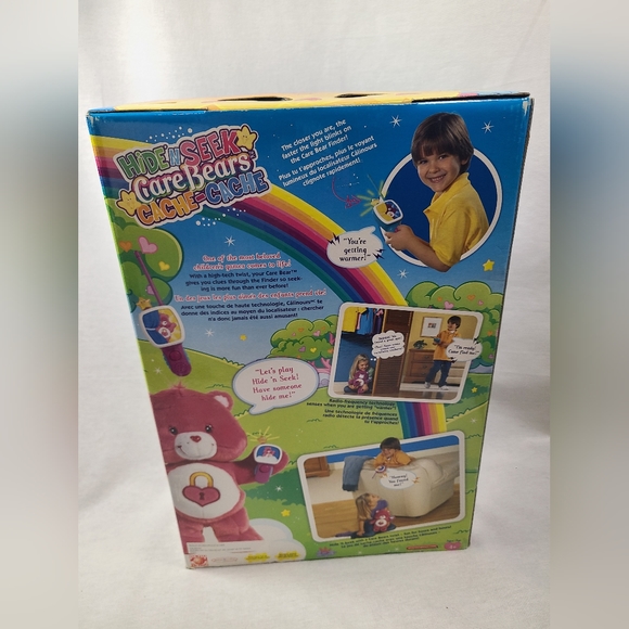 Care Bears Vintage Surprise Bear Hide and Seek 12" Purple Plush Toy & Finder NIB - Picture 3 of 5